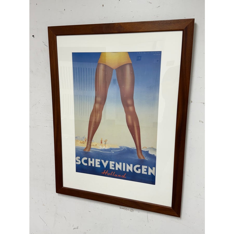 Scheveningen, Holland - Dutch Vintage Travel Poster, 1954
