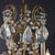 Antique French Louis XIV Style Brass & Crystal 12-Light Teired Chandelier C1930 For Sale - Image 11 of 12