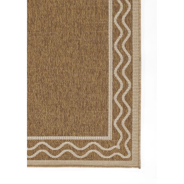 2020s Erin Gates by Momeni Saybrook Ripple Natural Indoor/Outdoor Area Rug 6'6" X 9' For Sale - Image 5 of 12