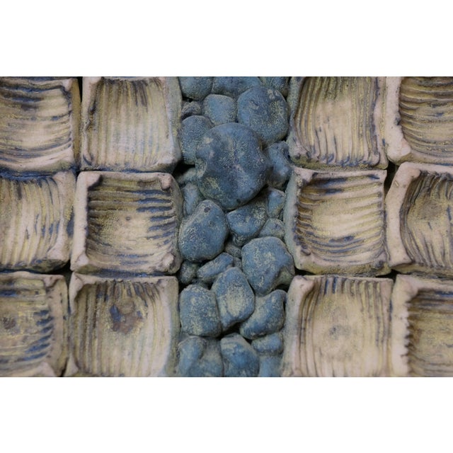 2005 Yelyn Vivoni "Camino Iluminado Ii" Modern Ceramic Tile Hanging Wall Art 43" For Sale - Image 10 of 18