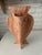 Big beautiful terracotta terre belle silhouette vase with glossy glaze. This beauty holds quite a lot of flowers .