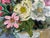 2020s “Bloom Anyway”, Mixed Media Collage Flower Still Life Painting on Recycled Canvas by Artist Kristin Ashman. For Sale - Image 5 of 11