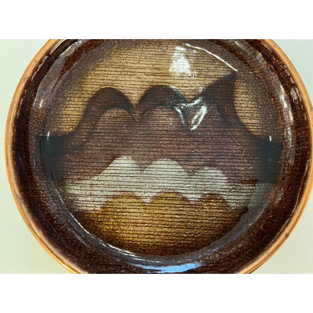 Studio Del Campo Studio Del Campo Wave Italian Mis Century Enamel Bowl For Sale - Image 4 of 13