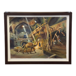 Yervand Nahapetian 1958 Watercolor