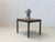 Brown Vintage Square Side Table in Oak, 1970s For Sale - Image 8 of 8