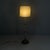 Italian Art Deco glass and brass floor lamp by Carlo Scarpa for Venini, 1930s Floor lamp with white-ivory synthetic...