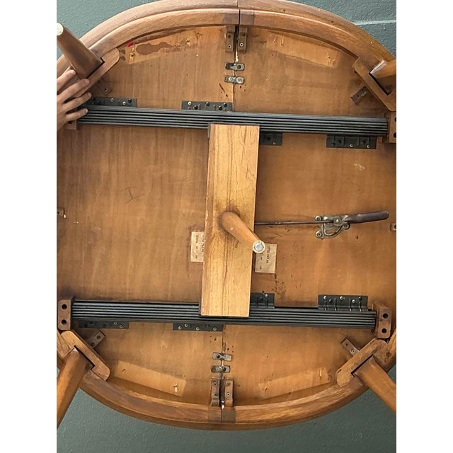 Vintage MCM Extendable Dining Table For Sale In West Palm - Image 6 of 12