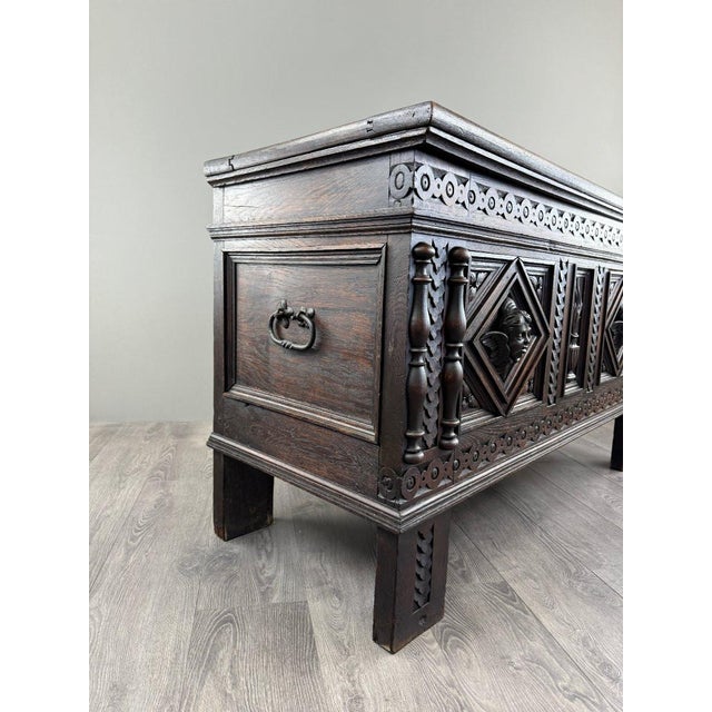 19th Century Antique 19th Century Neo-Renaissance Chest For Sale - Image 5 of 13