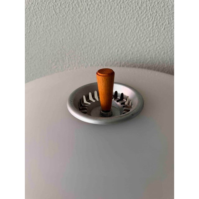 Phase Eclipse S Dimmable Floor Lamp in Chrome & Wood by Luis Pérez De La Oliva for Fase, 1966 For Sale - Image 9 of 16