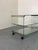Glass Space Age Glass Trolley Side Table from Gallotti & Radice, Italy, 1970s For Sale - Image 7 of 14