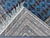 Fine Quality Blue Turkmen Bokhara Hand-Knotted Wool Rug - 6'7" X 9'7" For Sale - Image 11 of 11