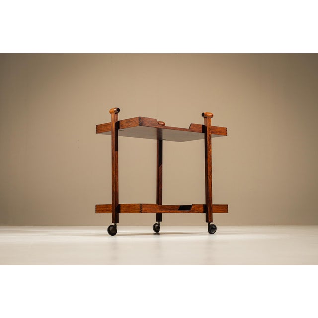 1950s Bar Cart Mod. CR20 by Franco Albini & Franca Helg for Poggi, Italy, 1958 For Sale - Image 5 of 14