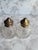 1940s Victorian-Style Brass Glass Condiment Set - 5 pcs For Sale - Image 10 of 13