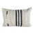 Turkish Hemp Pillow Cushion Natural Beige Black Pillow Cushion Cover 16 "x 24" For Sale