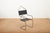 Type 22 the Clamp Cantilever Chair with Chrome-Plated Tubular Steel and Black Leather from Ulysses Müller, 1989 For Sale - Image 4 of 15