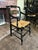 Pair of Vintage L. Hitchcock Late Federal Style Grain-Painted & Gilt-Stenciled "Fancy" Rush Seat Armchairs For Sale In Washington DC - Image 6 of 17
