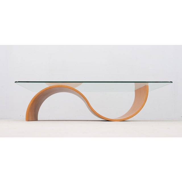 1980s Coffee Table in Organic Shape, Italy, 1980s For Sale - Image 5 of 15