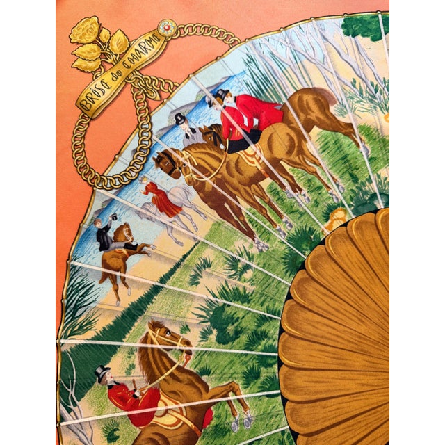 HERMES BRISE de CHARME silk scarf designed by abadie Julie 1993 For Sale - Image 14 of 15