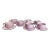 Baby Pink Tea Cups Service for Seven - 14 PCS For Sale