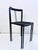 Two side chairs from the 1980s, designed in 1984 by Mauricio Peregalli for Zeus. Frame made of lacquered metal, seat and...