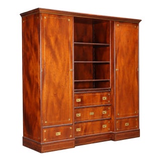 Nautical Mahogany Wardrobe in the style of The Great Estern For Sale