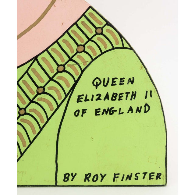 American Roy Finster "Queen Elizabeth II of England", 1993 For Sale - Image 3 of 5