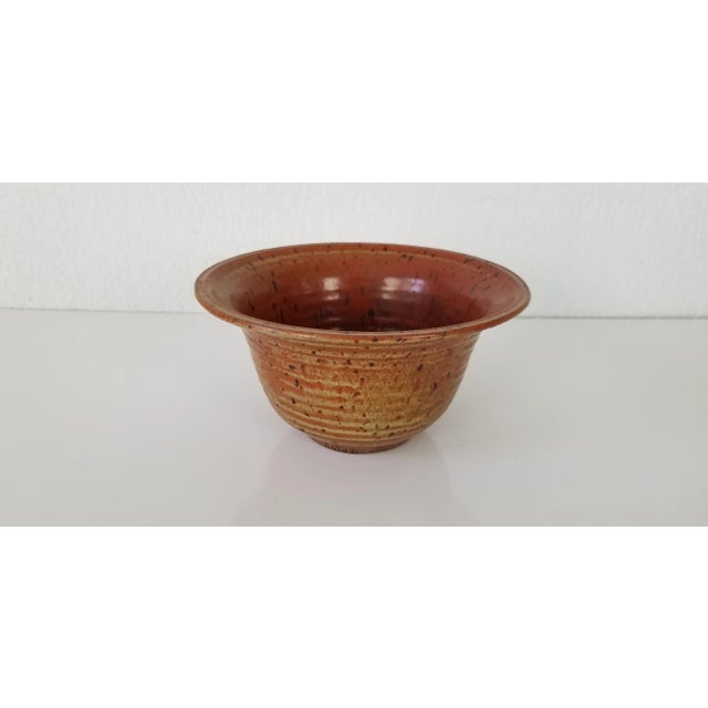 Vintage Brophy Art Pottery Glazed Bowl For Sale - Image 9 of 9