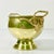 Mid-Century Hollywood Regency Boho Chic English Traditional Style Pedestal Brass Planter For Sale - Image 10 of 11