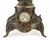 Antique Onyx and Antimony Clock, Late 19th Century For Sale - Image 3 of 5