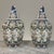 Ink Blue 1900s Pair of Boch Frères Keramis Polychrome Lidded Urns For Sale - Image 8 of 18