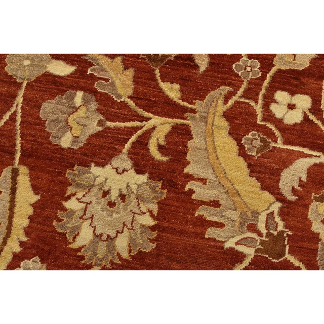 2020s Ziegler Rug 10’1” X 13’5” Red Wool Traditional Hand-Knotted Oriental Carpet For Sale - Image 5 of 15
