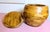 Mid-Century Modern Mid-Century Hand Turned Wood Jar Segmented Artisan Signed For Sale - Image 3 of 8