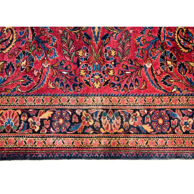 Early 20th Century Early 20th Century Persian Lilihan Rug For Sale - Image 5 of 12