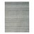 6x9 Louie Harlow Gray Solid Open Field Modern Handmade Wool Carpet Rug For Sale