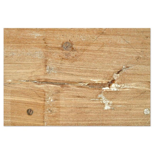 Square Table in Solid Wood and Metal For Sale - Image 5 of 7