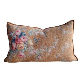 French Linen Lumbar – Pompadour Havane 20 For Sale