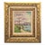 This matched pair of original oil paintings signed M. Clark depicts tranquil coastal landscapes framed by flowering cherry...