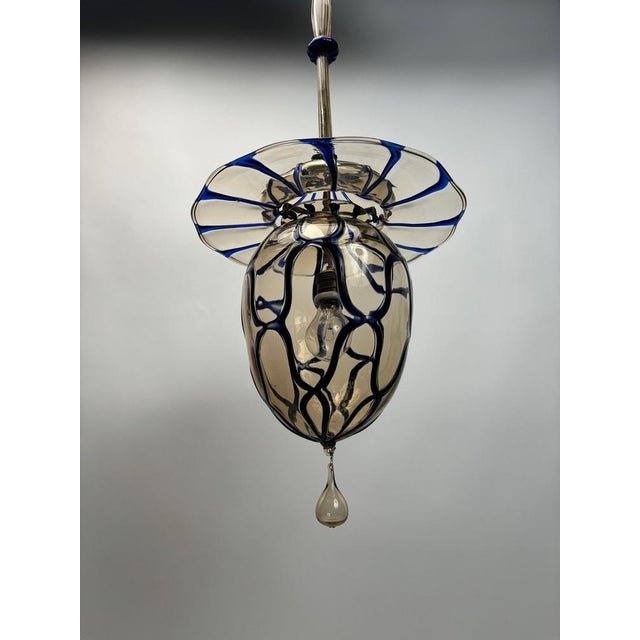 Vintage Blown Glass Chandelier by Vittorio Zecchin, 1920s For Sale - Image 4 of 13