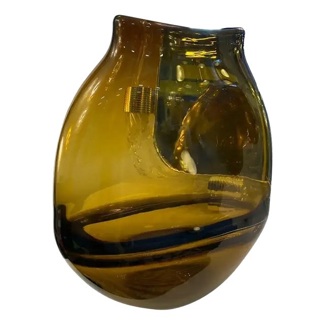 Italian Artistic Murano Glass Vase by Simoeng For Sale