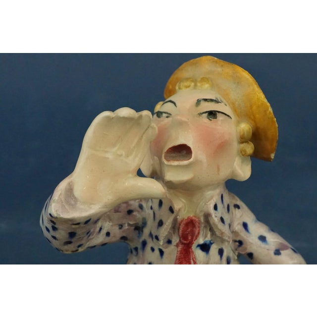 20th Century Ceramic Salesman Sculpture by Anzengruber for Carraresi and Lucchesi, Italy For Sale - Image 17 of 18