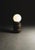 Contemporary Large Navazi Table Lamp in Scorched Coal Ceramic and Frosted Glass by Svitanok For Sale - Image 3 of 10