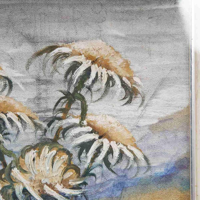 Modern Giovanni Lovetti, Flowers on Mountain Background, 2000s, Oil on Canvas, Framed For Sale - Image 3 of 5