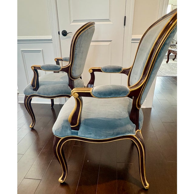 French Theodore Alexander Casual Dining Julienne Arm Chair For Sale - Image 3 of 6