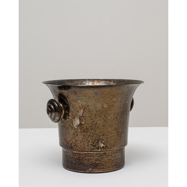 20th Century French Silver Plated Champagne Bucket For Sale - Image 16 of 18