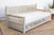 Wood Sun-Bleached Serenity Moroccan Mousharabi Teak Daybed For Sale - Image 7 of 11