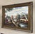 Traditional Late 20th Century Original Oil on Canvas of Countryside Bridge and Garden For Sale - Image 3 of 10