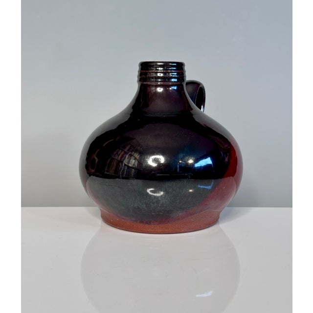 Ceramic Studio Ceramic Art Jug Vase from Helma Klett, Germany, 1950s For Sale - Image 7 of 11