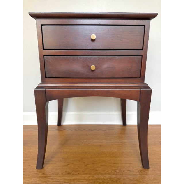 Caperton Furnitureworks Pair of Handmade Solid Cherry Nightstands For Sale - Image 12 of 12