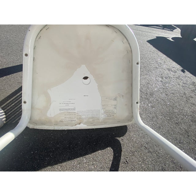 Postmodern Art Deco Style Metal Fan Back Dining Chairs by Liberty - Set of 6 For Sale - Image 6 of 7