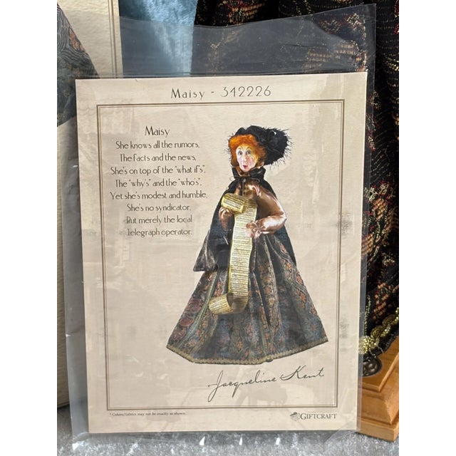 The Grand Victorian Ensemble: 7 Large Jacqueline Kent Carolers (2003-2006) | Boxes & COAs Included For Sale - Image 13 of 15